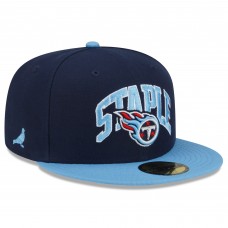 Бейсболка Tennessee Titans New Era NFL x Staple Collection 59FIFTY - Navy/Light Blue