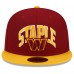 Бейсболка Washington Commanders New Era NFL x Staple Collection 59FIFTY - Burgundy/Gold
