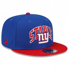 New York Giants New Era NFL x Staple Collection 9FIFTY Snapback Adjustable Hat - Royal/Red