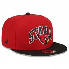 Бейсболка Arizona Cardinals New Era NFL x Staple Collection 9FIFTY Snapback - Cardinal/Black
