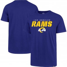 Los Angeles Rams Logo Traction Super Rival T-Shirt - Royal