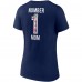  Женская футболка Seattle Seahawks Fanatics College Navy Team Mothers Day V-Neck