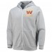 Толстовка на молнии Washington Commanders NFL x Darius Rucker Collection by Fanatics Sponge Fleece - Heathered Gray