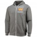 Толстовка на молнии Washington Commanders NFL x Darius Rucker Collection by Fanatics Sponge Fleece - Heathered Charcoal