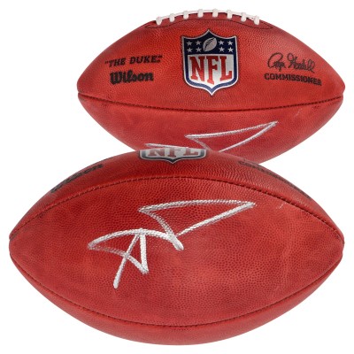 Autographed Los Angeles Rams Aaron Donald Fanatics Authentic Wilson Duke Full Color Pro Football