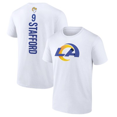Los Angeles Rams Matthew Stafford White Playmaker T-Shirt