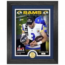 Matthew Stafford Los Angeles Rams Highland Mint Super Bowl LVI Champions 13 x 16 Lombardi Trophy Photo Mint