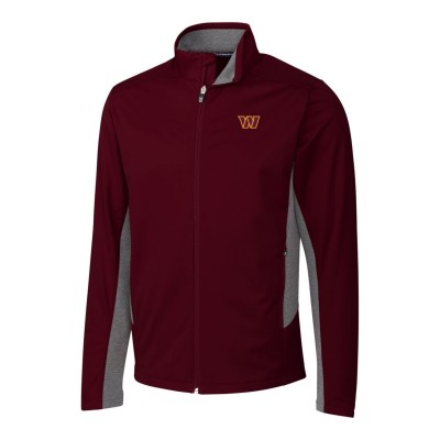 Кофта на молнии Washington Commanders Cutter & Buck Navigate Softshell - Burgundy