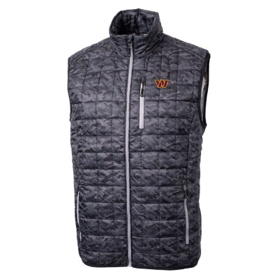 Жилетка Washington Commanders Cutter & Buck Rainier PrimaLoft Printed - Black