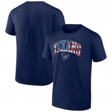 Houston Texans Banner Wave Logo T-Shirt - Navy