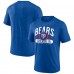 Футболка Chicago Bears Badge of Honor Tri-Blend - Royal