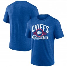 Футболка Kansas City Chiefs Badge of Honor Tri-Blend - Royal Футболка Kansas City Chiefs Badge of Honor Tri-Blend - Royal
