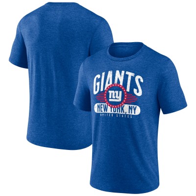 Футболка New York Giants Badge of Honor Tri-Blend - Royal