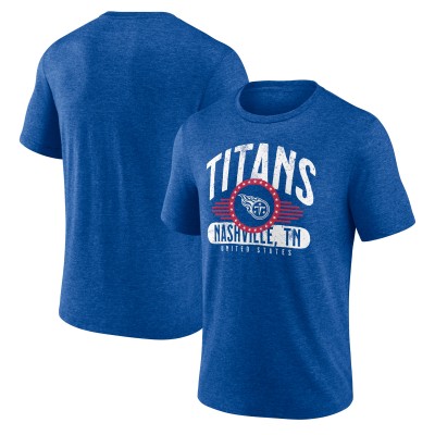 Футболка Tennessee Titans Badge of Honor Tri-Blend - Royal