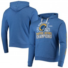 Толстовка Los Angeles Rams Majestic Threads Super Bowl LVI Champions Hard Count - Royal