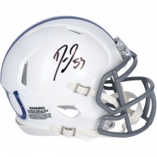 Autographed Indianapolis Colts Fanatics Authentic Riddell 2021 Season Throwback Logo Speed Mini Helmet