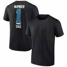 Футболка Carolina Panthers Number One Dad - Black