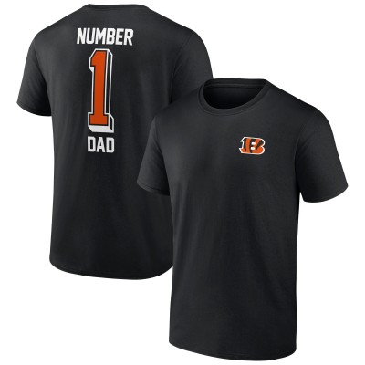 Футболка Cincinnati Bengals Number One Dad - Black