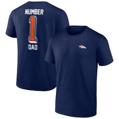 Футболка Denver Broncos Number One Dad - Navy