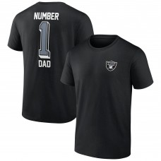 Футболка Las Vegas Raiders Number One Dad - Black Футболка Las Vegas Raiders Number One Dad - Black