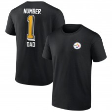 Футболка Pittsburgh Steelers Number One Dad - Black