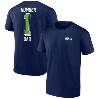 Футболка Seattle Seahawks Number One Dad - College Navy