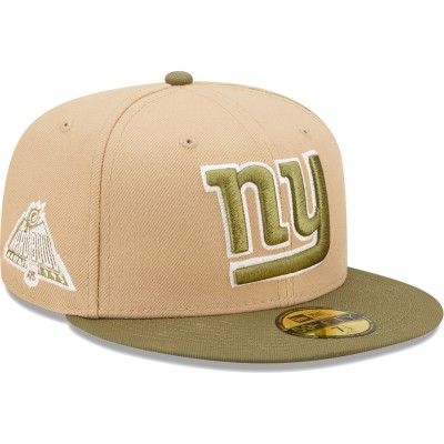 Бейсболка New York Giants New Era Tan/Olive 1995 Pro Bowl Saguaro 59FIFTY
