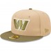Бейсболка Washington Commanders New Era  Saguaro 59FIFTY - Tan/Olive
