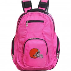 Cleveland Browns MOJO Premium Laptop Backpack - Pink