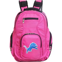 Detroit Lions MOJO Premium Laptop Backpack - Pink