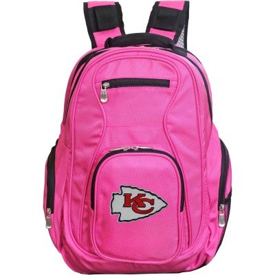 Kansas City Chiefs MOJO Premium Laptop Backpack - Pink