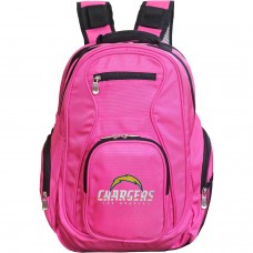Los Angeles Chargers MOJO Premium Laptop Backpack - Pink