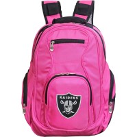 Las Vegas Raiders MOJO Pink Premium Laptop Backpack