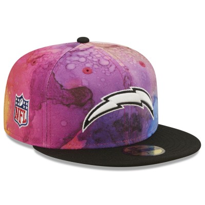 Бейсболка Los Angeles Chargers New Era 2022 NFL Crucial Catch 59FIFTY - Pink/Black