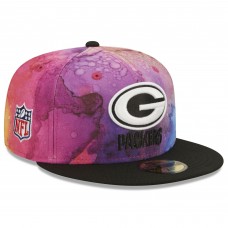 Бейсболка Green Bay Packers New Era 2022 NFL Crucial Catch 59FIFTY - Pink/Black