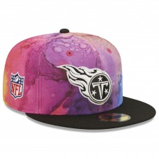 Бейсболка Tennessee Titans New Era 2022 NFL Crucial Catch 59FIFTY - Pink/Black