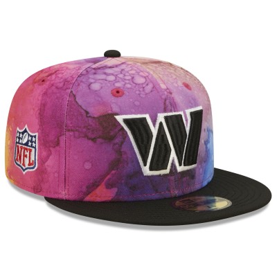 Бейсболка Washington Commanders New Era 2022 NFL Crucial Catch 59FIFTY - Pink/Black