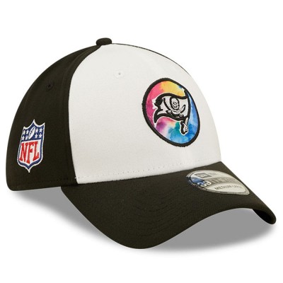 Бейсболка Tampa Bay Buccaneers New Era 2022 NFL Crucial Catch 39THIRTY Coaches - White/Black