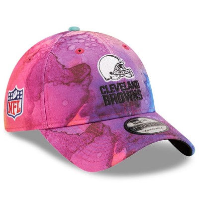 Бейсболка Cleveland Browns New Era 2022 NFL Crucial Catch 9TWENTY - Pink
