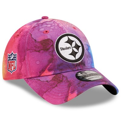 Бейсболка Pittsburgh Steelers New Era 2022 NFL Crucial Catch 9TWENTY - Pink