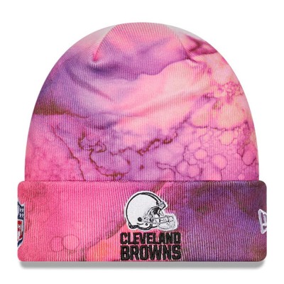 Шапка Cleveland Browns New Era 2022 NFL Crucial Catch  - Pink
