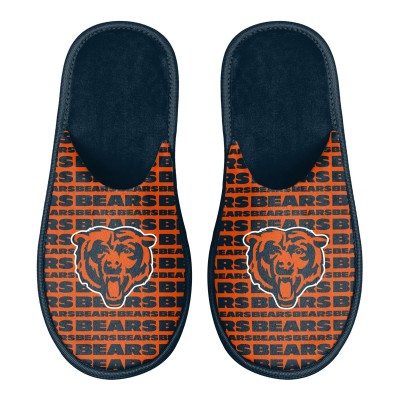 Тапочки Chicago Bears FOCO Scuff Logo