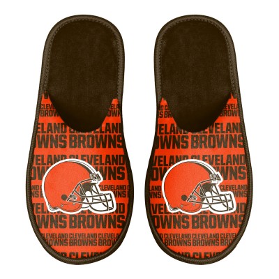 Тапочки Cleveland Browns FOCO Scuff Logo