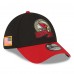 Бейсболка Arizona Cardinals New Era 2022 Salute To Service 39THIRTY - Black/Cardinal