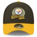 Бейсболка Pittsburgh Steelers New Era 2022 Salute To Service 39THIRTY - Black/Yellow