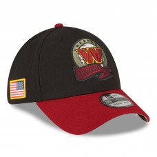 Бейсболка Washington Commanders New Era 2022 Salute To Service 39THIRTY - Black/Burgundy