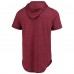 Футболка с капюшоном  Washington Commanders Majestic Threads Primary Logo - Heathered Burgundy