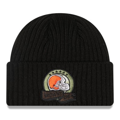 Шапка Cleveland Browns New Era 2022 Salute To Service - Black