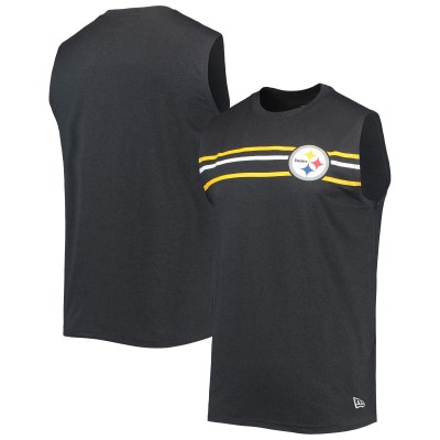 Майка Pittsburgh Steelers New Era Brushed Sleeveless - Black