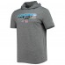 Футболка с капюшоном Carolina Panthers New Era Team - Heathered Gray